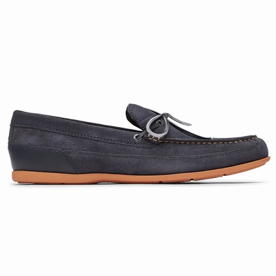 Rockport Malcom Tie Freizeitschuhe Herren Navy / Braun HKM-032157